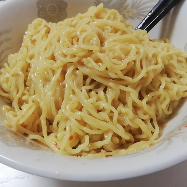 簡単！肉なし汁なし担々麺